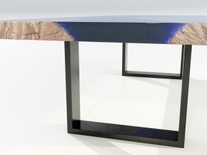 Epoxy Resin Table 3D Model