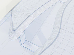 Epoxy Resin Table 3D Model