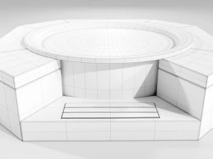 Hot Tub 3D Model