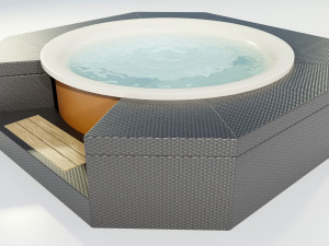 Hot Tub 3D Model