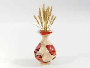 Epoxy Resin Vase Model 3D