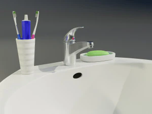 Lavabo de salle de bain Modèle 3D