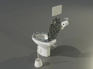 Toilet 3D Model
