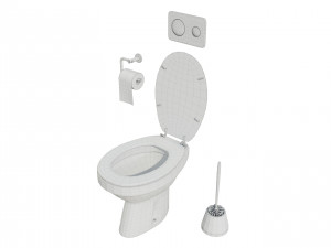 Toilet 3D 모델