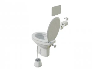 Toilet 3D Model