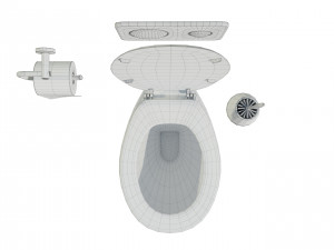 Toilet 3D 모델
