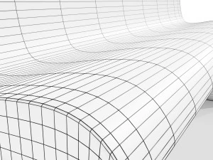 Concrete Bench 3D Model