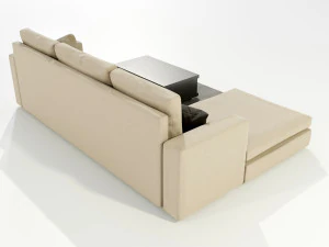 Couch and Coffee Table 3D Model