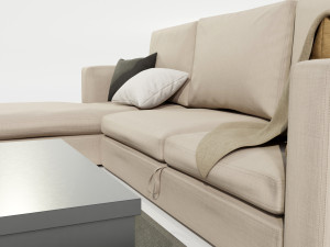 Couch and Coffee Table 3Dモデル