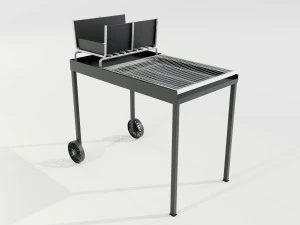 Wood-burning Barbecue 2 3D Model