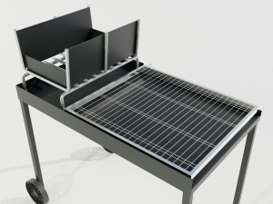 Wood-burning Barbecue 2 3D Model