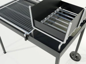 Wood-burning Barbecue 2 3D Model