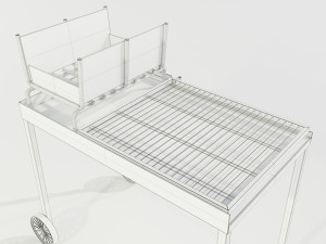 Wood-burning Barbecue 2 3D Model