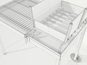 Wood-burning Barbecue 2 3D Model