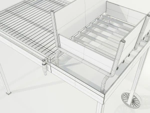 Wood-burning Barbecue 2 3D Model
