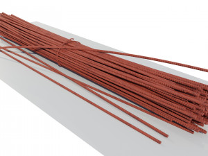 Rusty Concrete Reinforcing Bar 3D मॉडल
