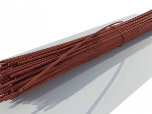 Rusty Concrete Reinforcing Bar 3D मॉडल