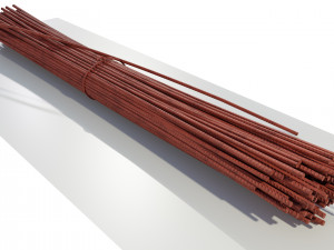 Rusty Concrete Reinforcing Bar 3D मॉडल