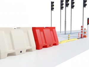 Italian Traffic Signs Collection 3D मॉडल