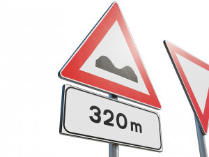 Italian Traffic Signs Collection 3D मॉडल