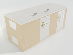 Prefabricated Electrical Substation 3D Model