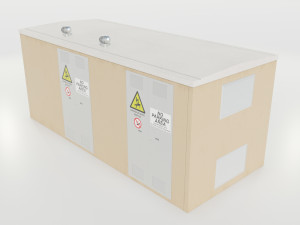 Prefabricated Electrical Substation 3D Model