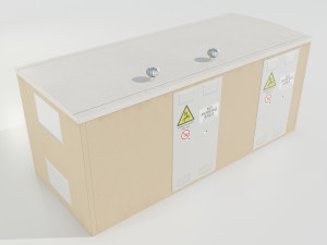 Prefabricated Electrical Substation 3D Model