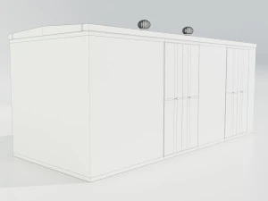 Prefabricated Electrical Substation 3D Model