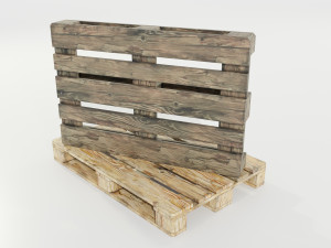 Wooden Pallets Modelo 3D
