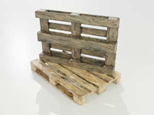 Wooden Pallets Modelo 3D
