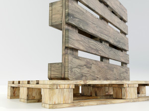Wooden Pallets Modelo 3D