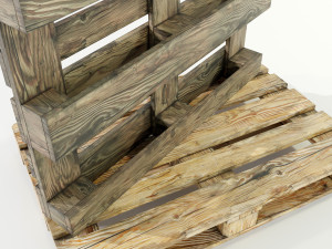 Wooden Pallets Modelo 3D