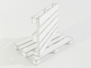 Wooden Pallets Modelo 3D