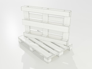 Wooden Pallets Modelo 3D