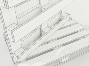 Wooden Pallets Modelo 3D