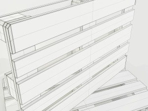 Wooden Pallets Modelo 3D