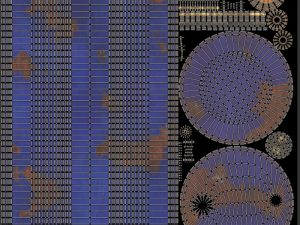Pallet with Steel Barrels 3D Модель
