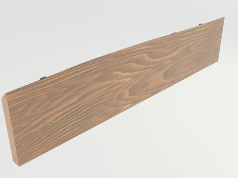 Wooden Coat Rack 3D Model