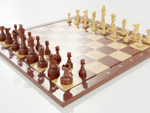 Chess Set 3D Модель