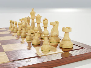 Chess Set 3D Model