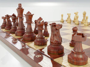 Chess Set 3D Model