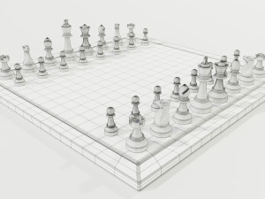 Chess Set 3D Модель