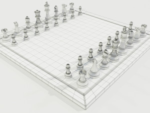Chess Set 3D Модель