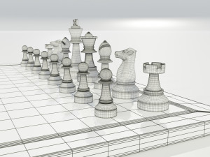 Chess Set 3D Модель