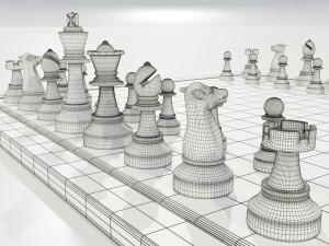 Chess Set 3D Модель