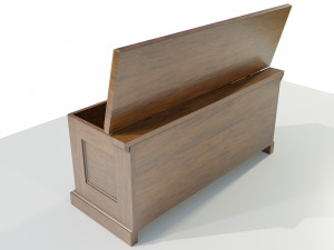Wooden Chest Modelo 3D