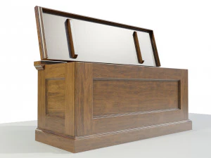 Wooden Chest 3D Model