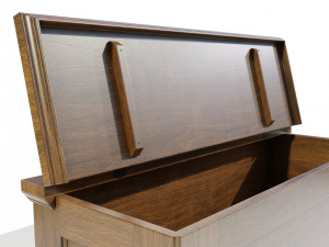 Wooden Chest Modelo 3D