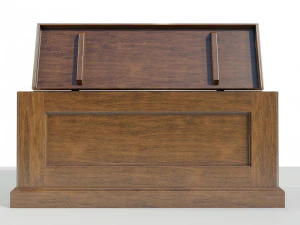 Wooden Chest 3D Model