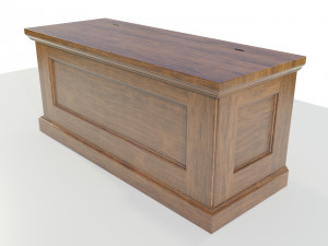 Wooden Chest Modelo 3D